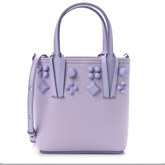 Christian Louboutin Handbags - Christian Louboutin Cabata Mini Tote in Lilac Smoke